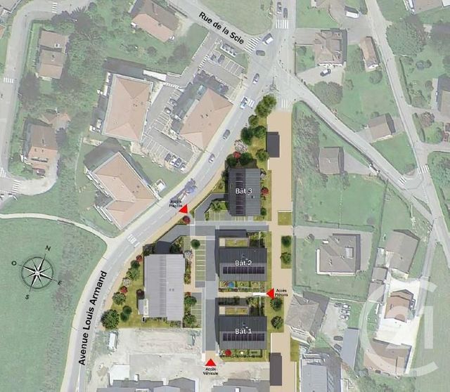 Afficher la photo en grand Appartement T5 à vendre - 5 pièces - 102,28 m2 - Bons En Chablais - 74 - RHONE-ALPES